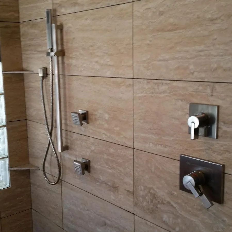 Shower fixture installation for Water Heater Replacement in Wellesley